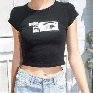 Black “ meet me in New York” top